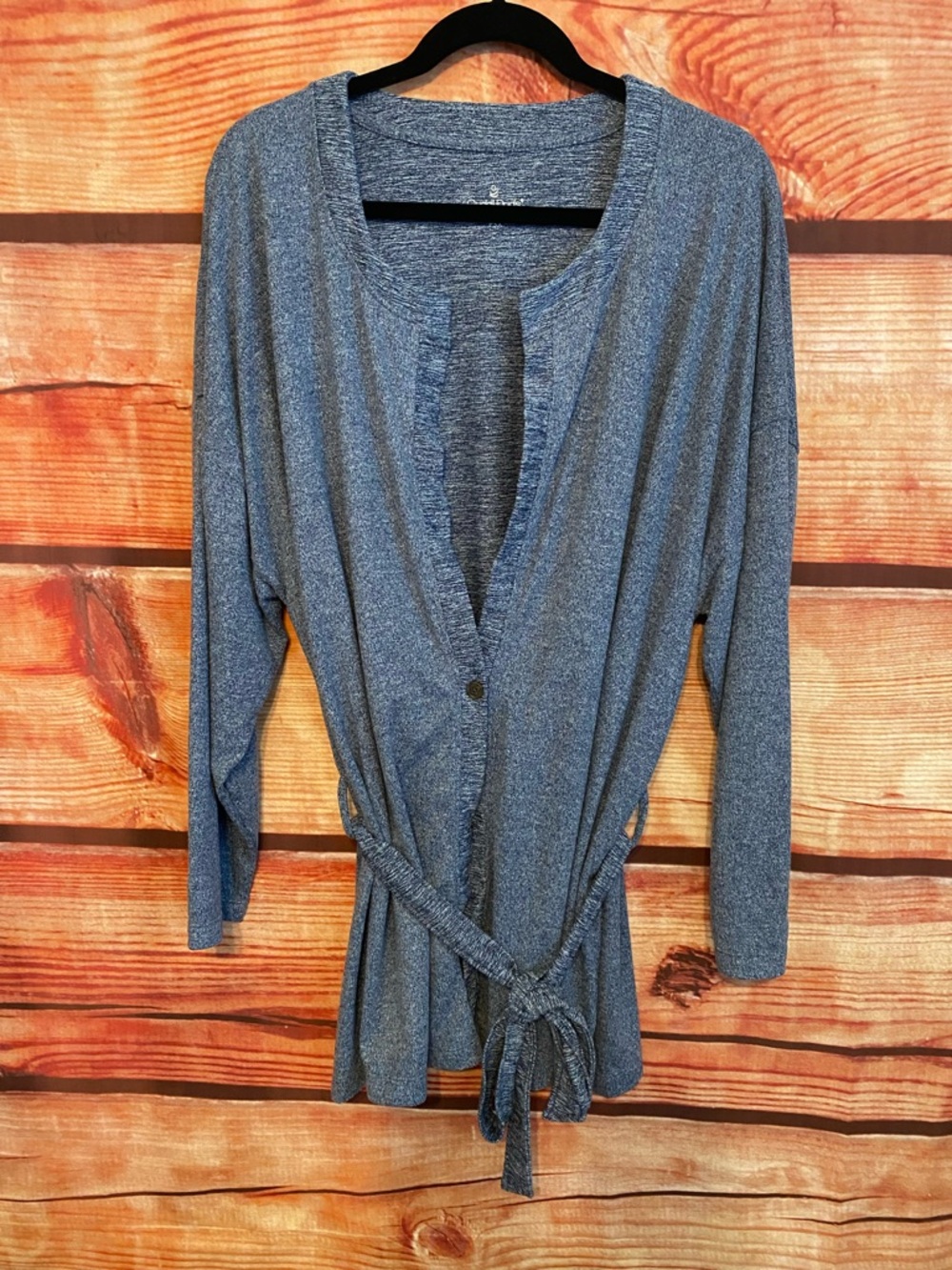 Cuddl Duds 3 Piece Lounge Set Heather Navy